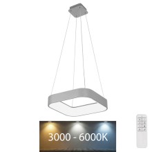 Rabalux - Dimbare LED Hanglamp aan een koord LED/28W/230V rond + afstandsbediening 3000-6000K