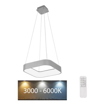 Rabalux - Dimbare LED Hanglamp aan een koord LED/28W/230V rond + afstandsbediening 3000-6000K