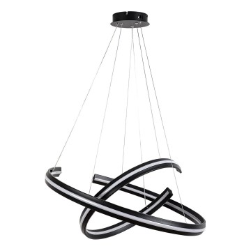 Rabalux - Dimbare LED-hanglamp aan kabel LED/80W/230V 3000-6500K zwart + afstandsbediening