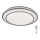 Rabalux - Dimbare LED Plafond Lamp LED/40W/230V 3000-6500K zilver + afstandsbediening