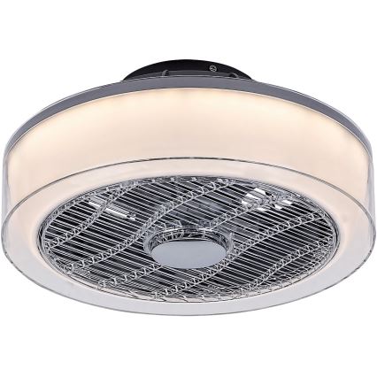 Rabalux - Dimbare LED Plafond Lamp met Ventilator LED/30W/230V + afstandsbediening 3000-6000K