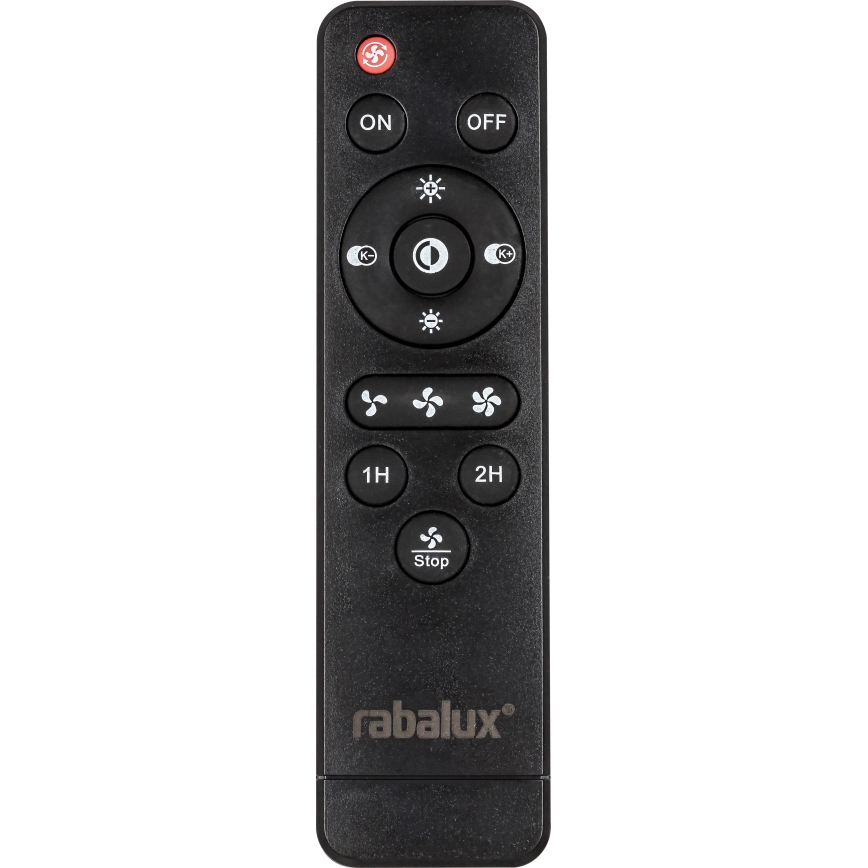 Rabalux - Dimbare LED Plafond Lamp met Ventilator LED/30W/230V + afstandsbediening 3000-6000K