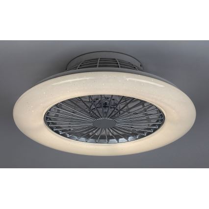 Rabalux - Dimbare LED Plafond Lamp met Ventilator LED/30W/230V + afstandsbediening 3000-6500K