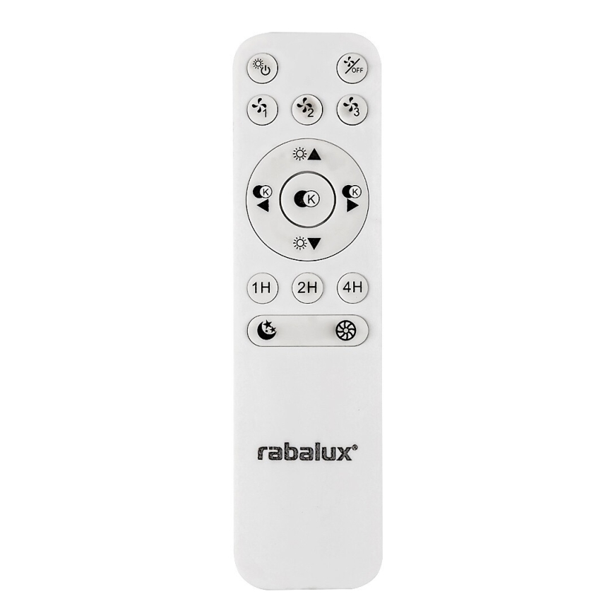 Rabalux - Dimbare LED Plafond Lamp met Ventilator LED/40W/230V 3000-6500K + afstandsbediening
