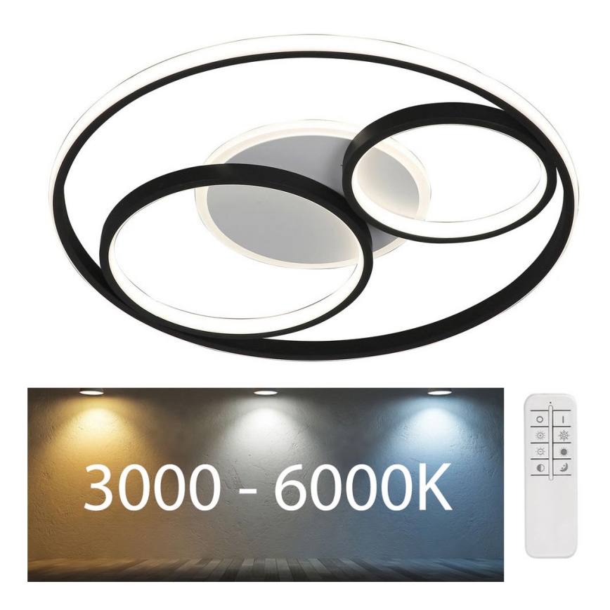 Rabalux - Dimbare LED plafondlamp LED/50W/230V 3000-6000K diameter 53 cm + afstandsbediening