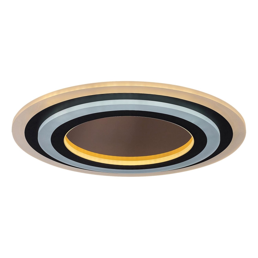 Rabalux - Dimbare LED Plafondlamp LED/56W/230V 3000/4000/6000K mat chroom/zwart + afstandsbediening