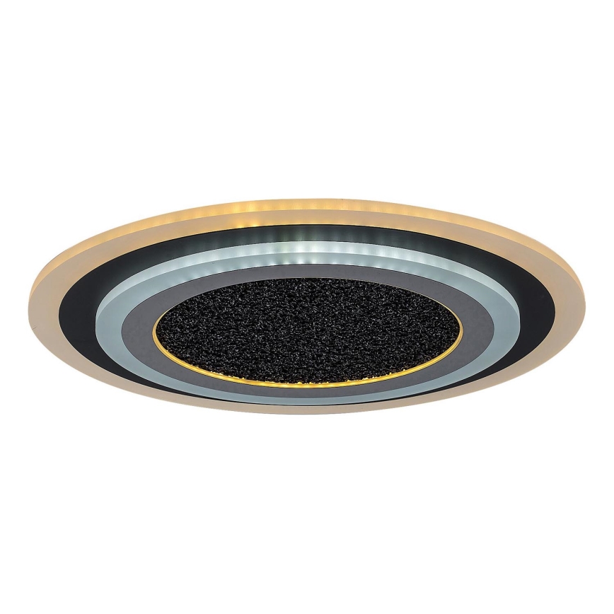 Rabalux - Dimbare LED Plafondlamp LED/56W/230V 3000/4000/6000K zwart + afstandsbediening