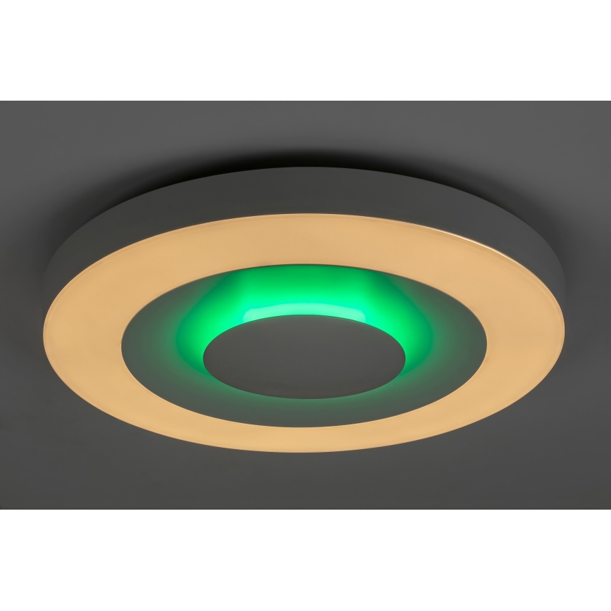 Rabalux - Dimbare LED RGB plafondlamp LED/40W/230V 3000-6000K + afstandsbediening