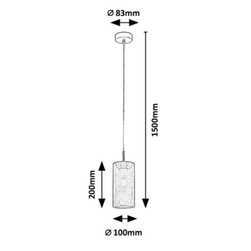 Rabalux - Hanglamp aan een koord 1xE14/25W/230V