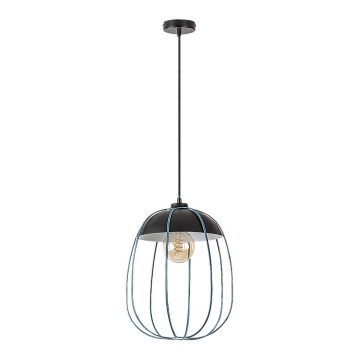 Rabalux - Hanglamp aan een koord 1xE27/60W/230V zwart/blauw