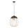 Rabalux - Hanglamp aan een koord 1xE27/60W/230V zwart/oranje