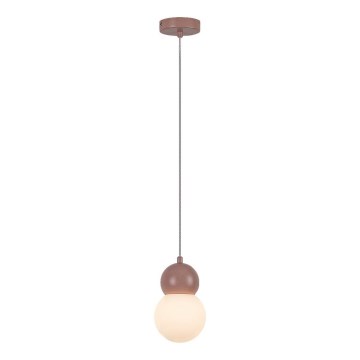 Rabalux - Hanglamp aan een koord 1xG9/38W/230V roze
