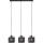 Rabalux - Hanglamp aan een koord 3xE27/40W/230V zwart