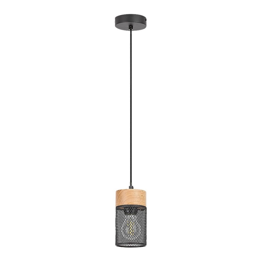 Rabalux - Hanglamp aan kabel 1xE27/25W/230V beukenhout