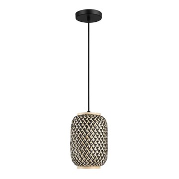 Rabalux - Hanglamp aan kabel 1xE27/40W/230V rotan