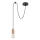 Rabalux - Hanglamp aan kabel 1xE27/60W/230V beukenhout