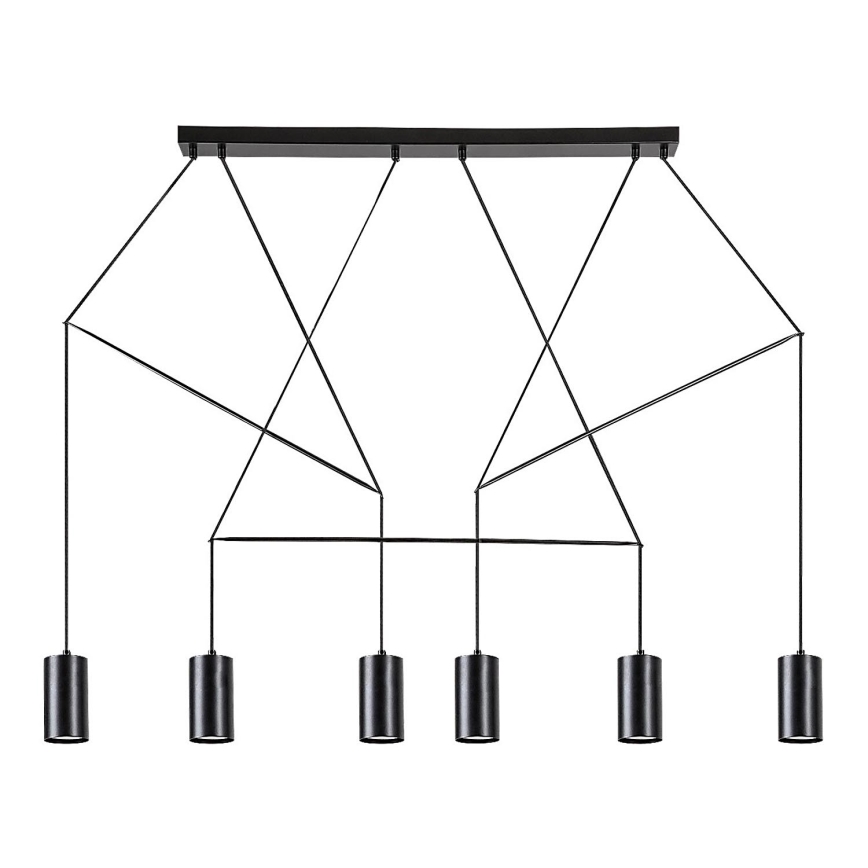 Rabalux - Hanglamp aan kabel 6xGU10/50W/230V