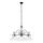 Rabalux - Hanglamp aan ketting 3xE27/60W/230V