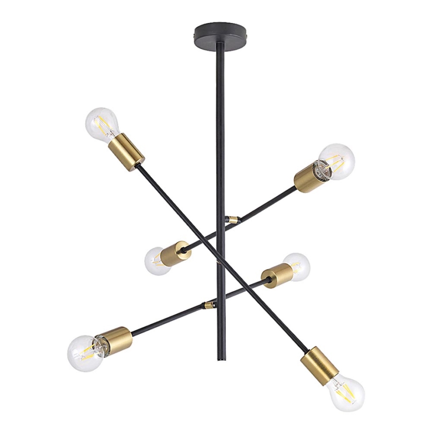 Rabalux - Hanglamp met vaste pendel 6xE27/15W/230V