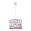 Rabalux - Kinder hanglamp aan een koord 1xE27/40W/230V roze