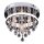 Rabalux - Kristallen Hanglamp voor Oppervlak Montage LED/20W/230V + 3xE14/40W