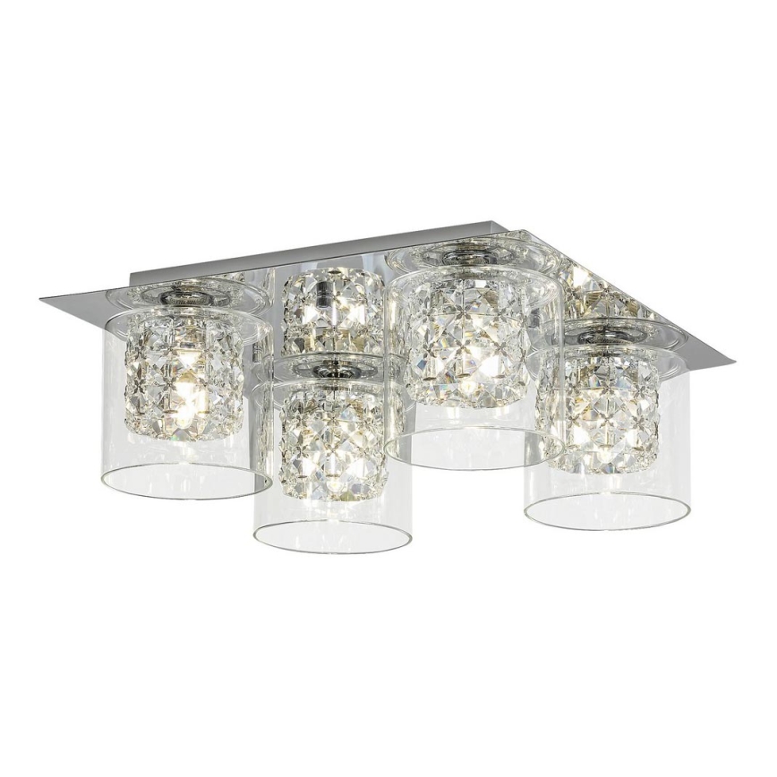 Rabalux - Kristallen plafondlamp 4xG9/40W/230V