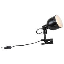 Rabalux - Lamp met een klem 1xE14/25W/230V zwart