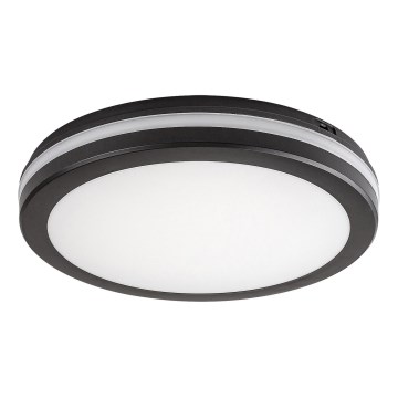 Rabalux - LED Badkamer plafondlamp LED/28W/230V 3000/4000/6500K IP54 zwart