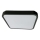 Rabalux - LED Badkamer plafondlamp LED/36W/230V 3000/4000/6000K IP44 42x42 cm zwart