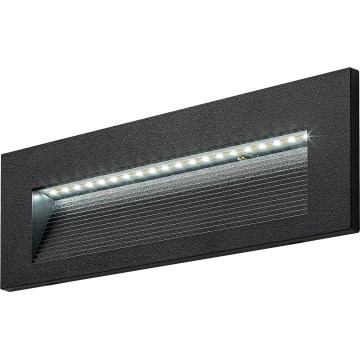 Rabalux - LED-buitenwandlamp, 6W/230V, IP65, zwart