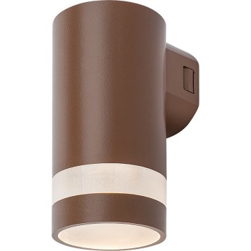 Rabalux - LED buitenwandlamp LED/9W/230V IP65 bruin