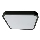 Rabalux - LED Dimbare badkamer plafondverlichting LED/36W/230V 3000-6000K IP44 42x42 cm zwart + afstandsbediening