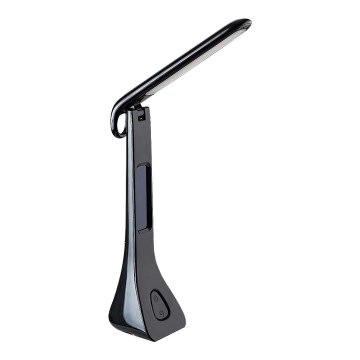 Rabalux - LED dimbare bureaulamp met display LED/7W/5V 4000K zwart