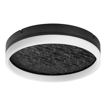 Rabalux - LED dimbare plafondlamp LED/24W/230V 3000-6500K Ø 40 cm zwart + afstandsbediening