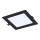 Rabalux - LED Hang plafondverlichting LED/12W/230V 17x17 cm zwart
