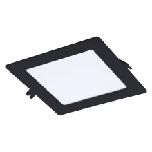 Rabalux - LED Hang plafondverlichting LED/12W/230V 17x17 cm zwart
