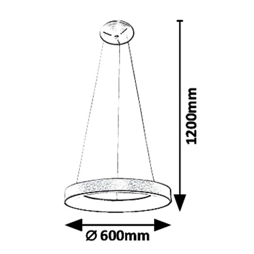 Rabalux - LED Hanglamp aan koord CARMELLA LED/50W/230V