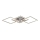 Rabalux - LED hanglamp voor oppervlak montage LED/43W/230V glanzend chroom 