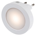 Rabalux - LED Nachtlamp met sensor LED/0,5W/230V 3000K diameter 65 mm