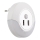 Rabalux - LED Nachtlampje met sensor voor stopcontact 2xUSB LED/13,9W/230V 3000K