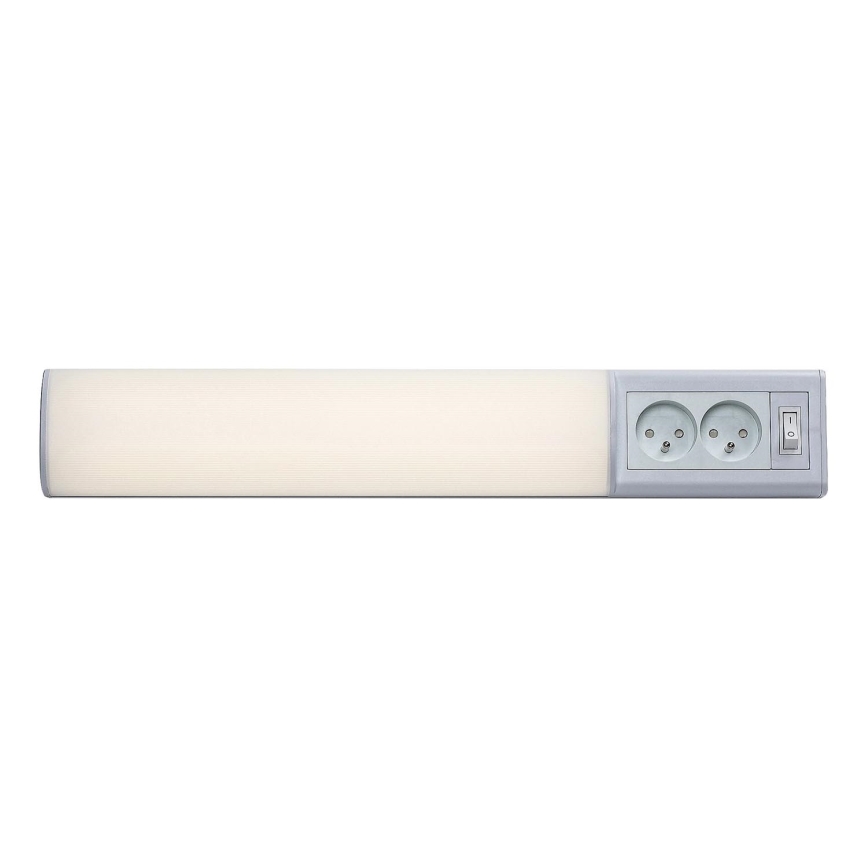 Rabalux - LED Onder keukenkastverlichting met stopcontacten LED/10W/230V 4000K 50 cm wit