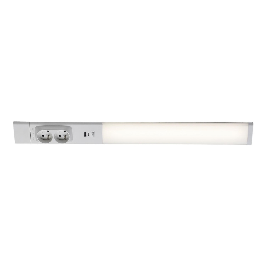 Rabalux - LED Onder keukenkastverlichting met stopcontacten LED/18W/230V 4000K 60 cm wit
