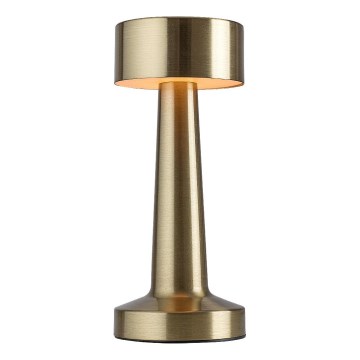 Rabalux - LED Oplaadbaar aanraken tafellamp LED/2,7W/5V 1200mAh 3000/4000/6000K goud