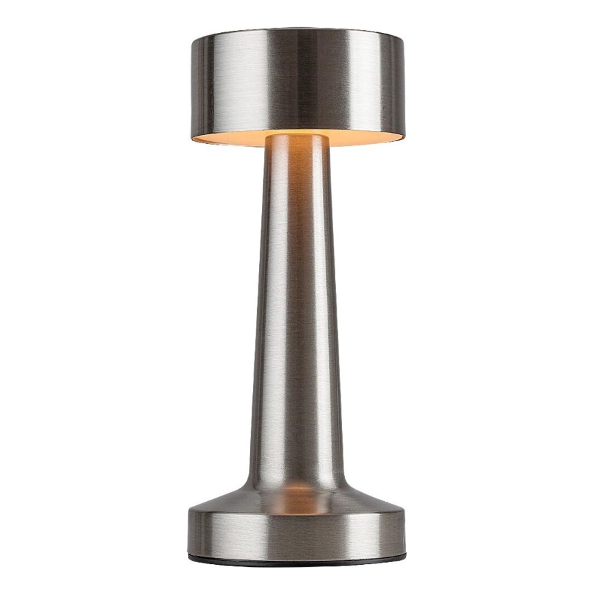 Rabalux - LED Oplaadbare touch tafellamp LED/2,7W/5V 1200mAh 3000/4000/6000K mat chroom