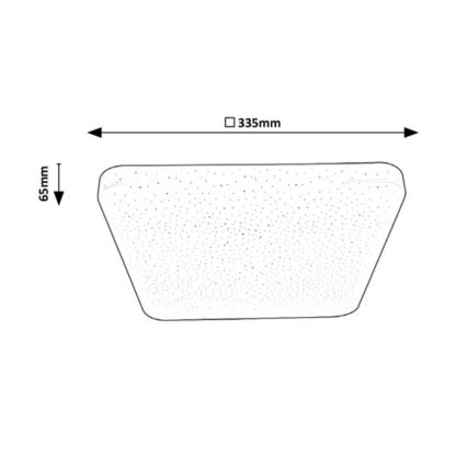 Rabalux - LED Plafond Lamp LED/18W/230V