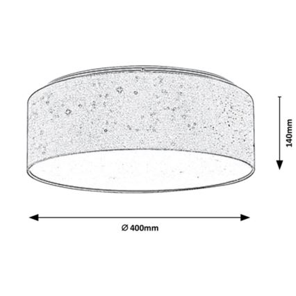 Rabalux - LED Plafond Lamp LED/22W/230V crèmekleurig