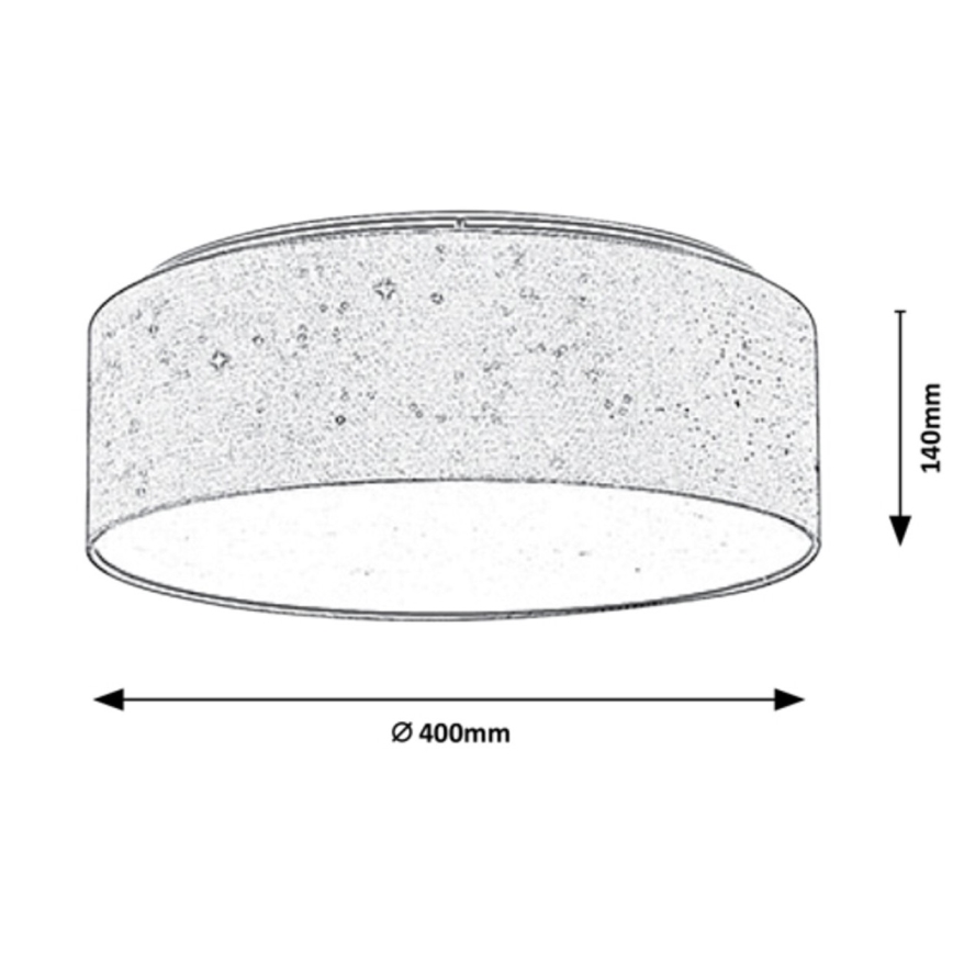 Rabalux - LED Plafond Lamp LED/22W/230V crèmekleurig