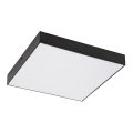 Rabalux - LED plafondlamp LED/24W/230V 2800-6000K IP44 zwart 30x30 cm