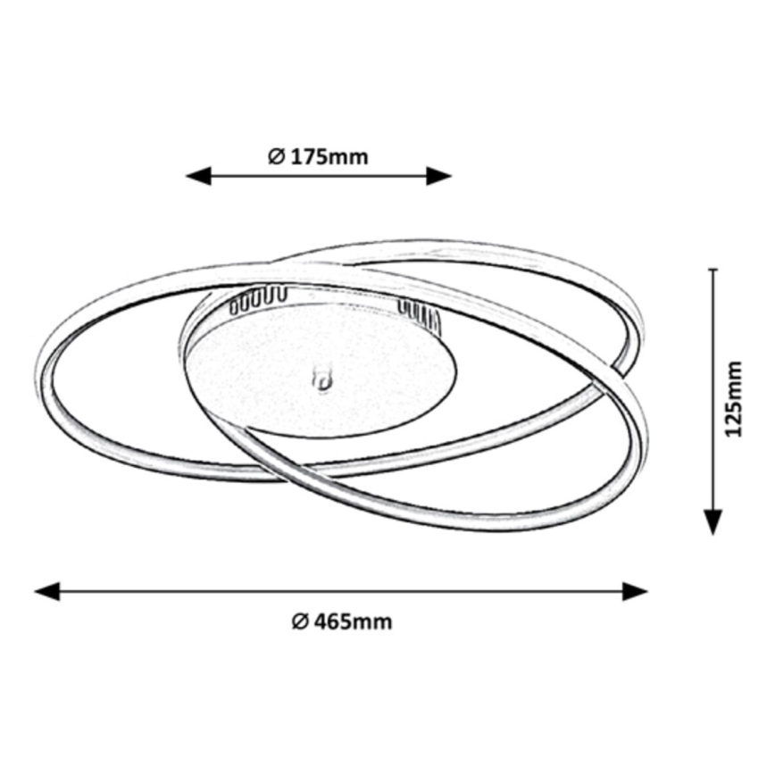 Rabalux - LED plafondlamp LED/40W/230V Ø 46,5 cm