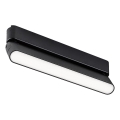 Rabalux - LED Plafondlamp voor 1-fase railsysteem LED/12W/230V 4000K 22 cm zwart